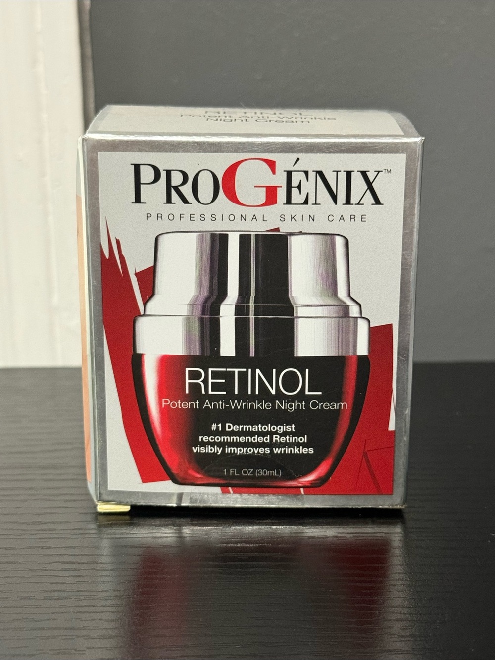 NEW! (1) Fl Oz Container of ProGenix Retinol Potent Anti-Wrinkle Night Cream